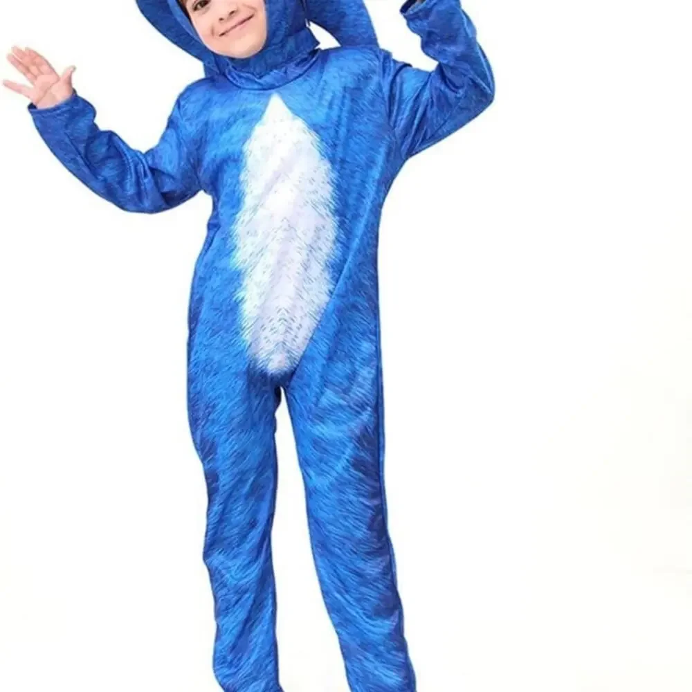 Kids Halloween Costume Cartoon Figure Cosplay Suit Jumpsuit Outfit Kids Boys Gir
